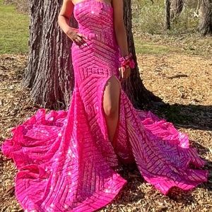 Pretty in Pink Prom Dress
